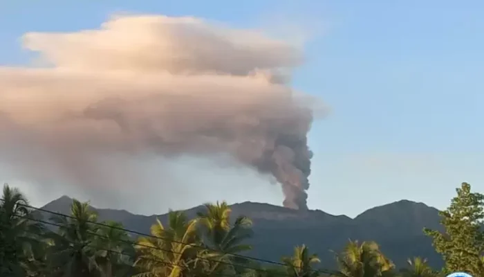 Gunung Dukono Erupsi Waktu Pagi Ini, Letusan 1.100 Unit dalam Atas Puncak