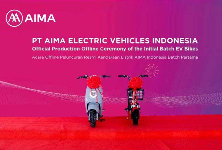 Kendaraan Listrik AIMA Memulai Debutnya pada Pameran Indonesi