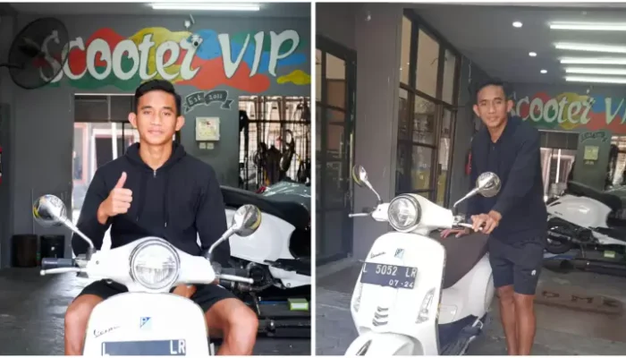 Kapten Timnas Indonesi Rizky Ridho Ternyata Hobi Modifikasi Vespa, Komponen Ini adalah yang dimaksud Diganti