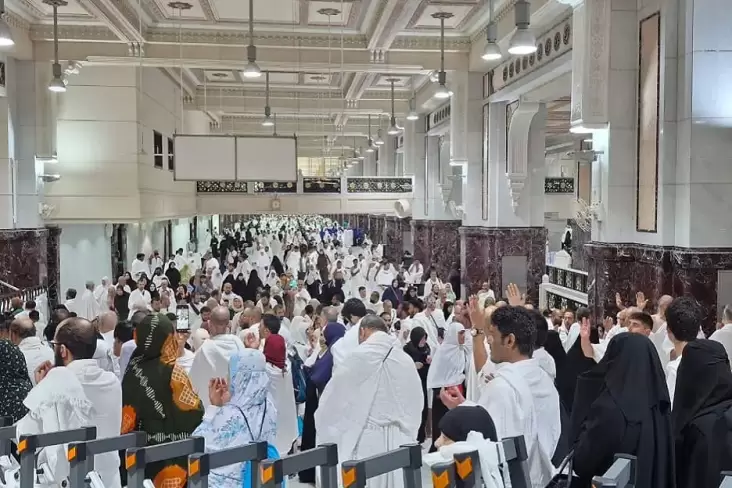 Masjidilharam juga Masjid Nabawi Dipadati Jemaah Umrah Jelang Musim Haji 2024