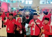 Patung Banteng Terkena Panah Jadi Pusat Perhatian Partisipan Rakernas V PDIP