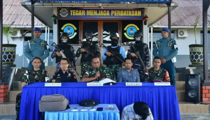 TNI AL Gagalkan Penyelundupan Narkoba Jaringan Internasional Asal Negara Malaysia