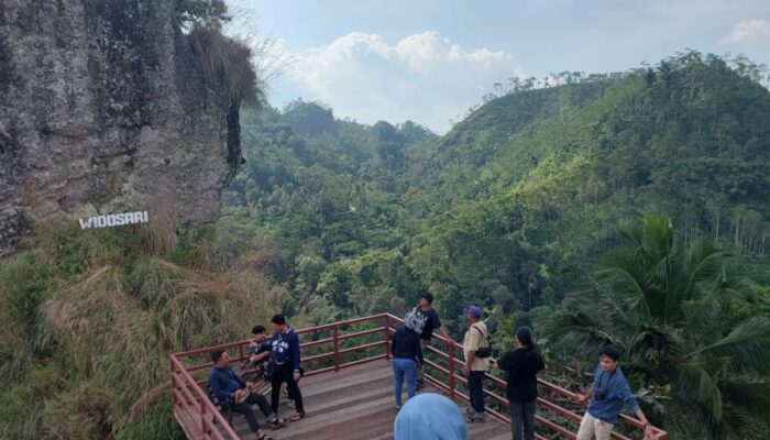 Menikmati Kulon Progo dari Puncak Widosari kemudian kebun teh Tritis