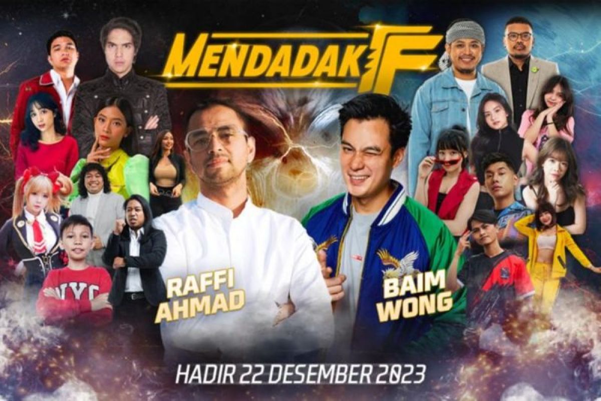 Raffi Ahmad juga Baim Wong akan beradu pada “Mendadak Free Fire”