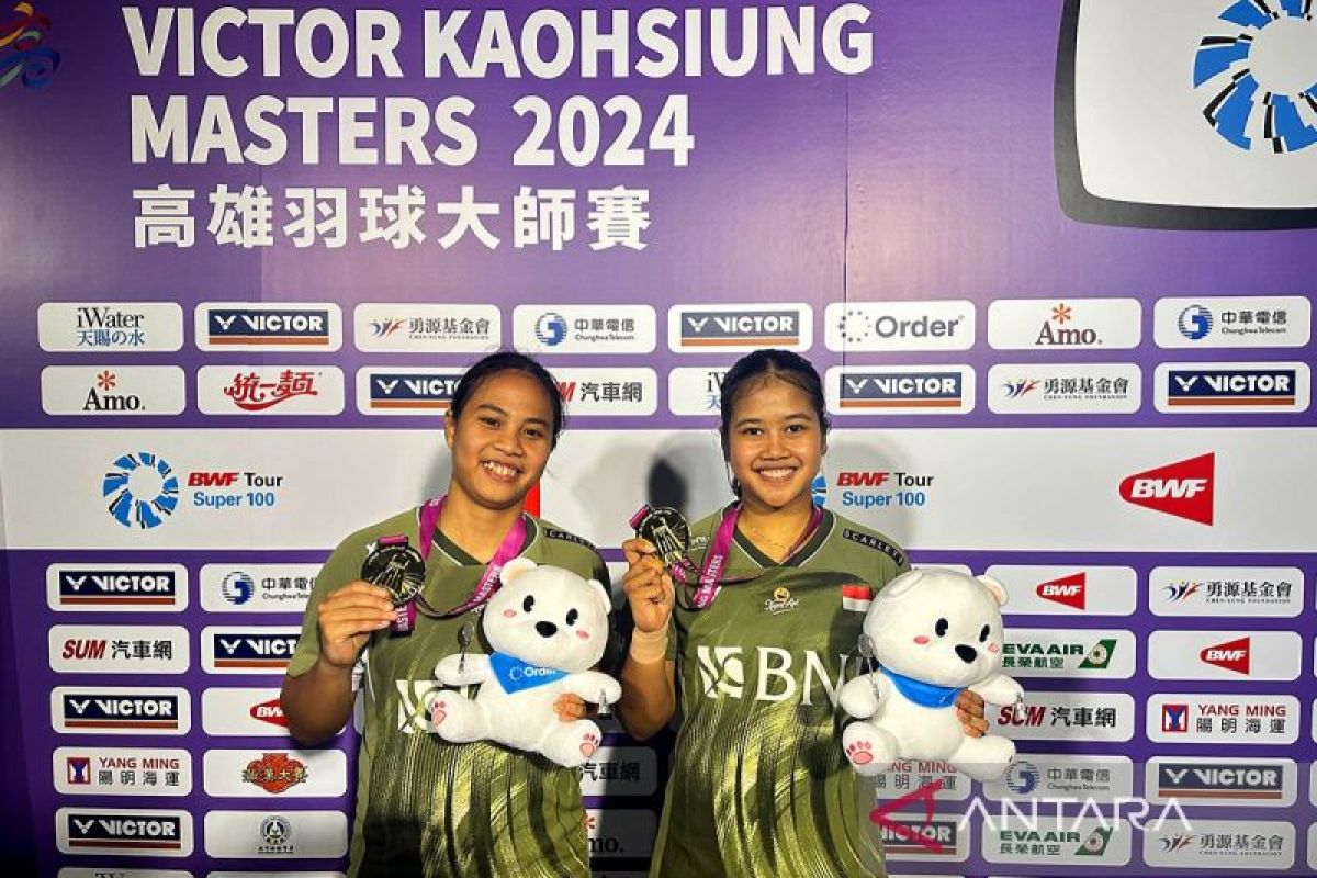 Kalahkan delegasi tuan rumah, Jesita/Febi juara Kaohsiung Masters 2024