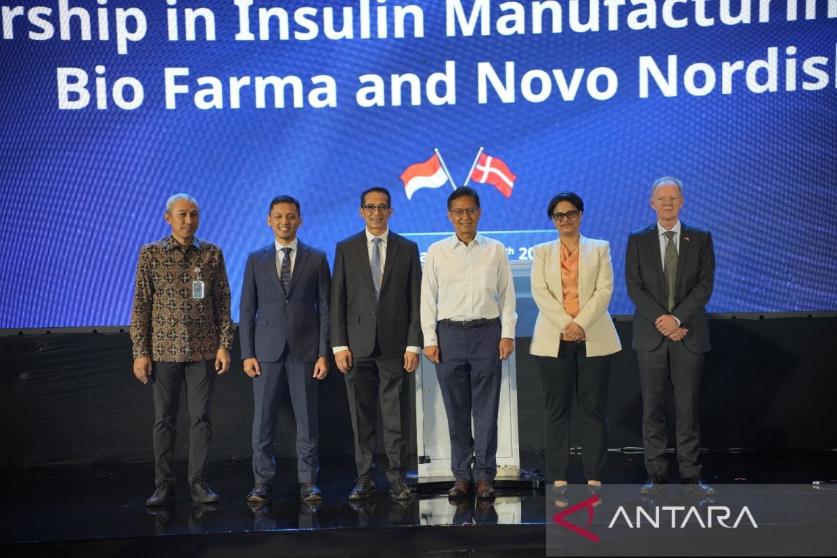 Novo Nordisk tanda tangani MoU dengan Bio Farma produksi obat sakit sakit diabetes