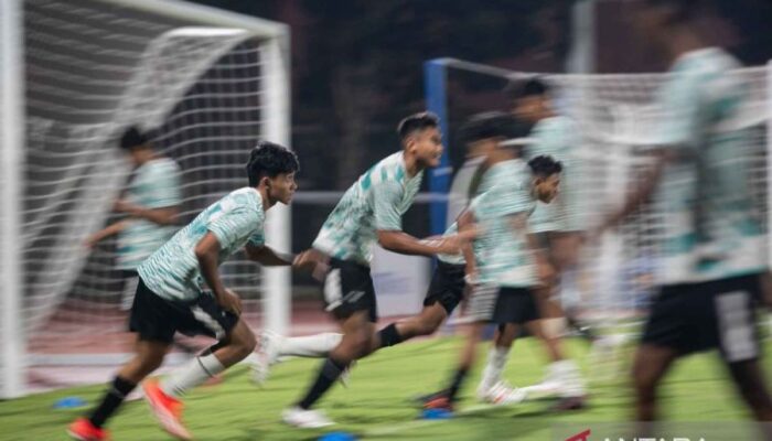 Timnas Indonesi U-19 terus tingkatkan keadaan fisik