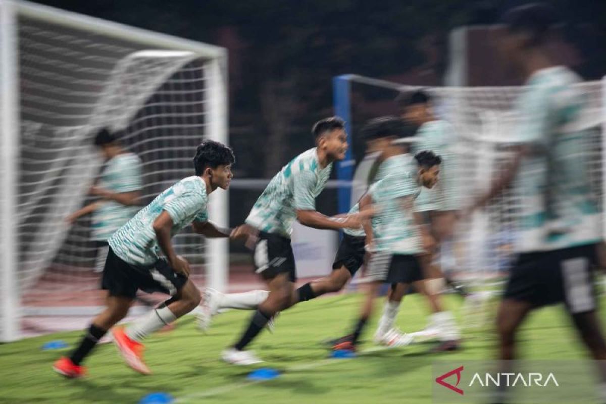 Timnas Indonesi U-19 terus tingkatkan keadaan fisik