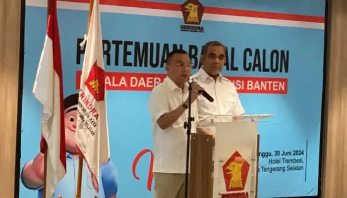 pemilihan gubernur 2024, Gerindra Bakal Deklarasikan Koalisi Banten Maju Pekan Depan